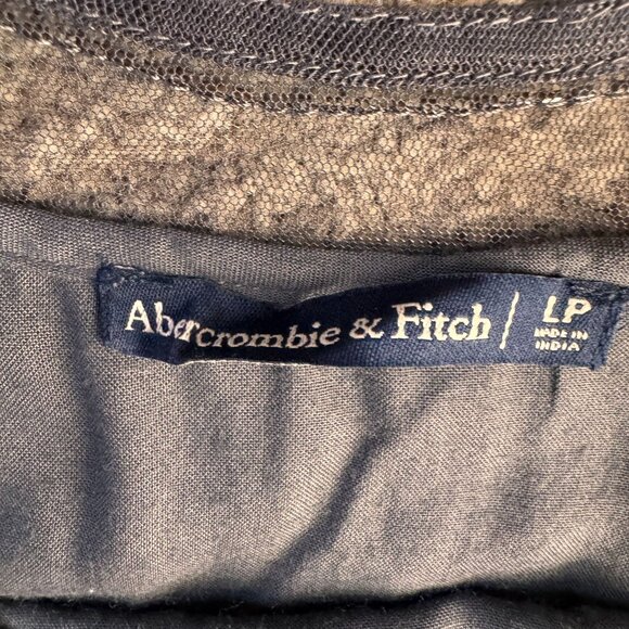 Abercrombie Fitch Babydoll Dress Womens Size‎ L Embellished Layered Beaded Fairy - Picture 3 of 8